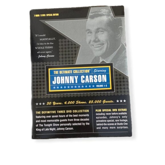 Ultimate Johnny Carson DVD Set Volumes 1-3 Seven Hours Special Extras Collectors - Picture 9 of 9